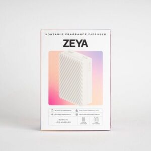 ZEYA Portable Fragrance Diffuser Starter Kit w/ Blackberry, Grapefruit, Vetiver